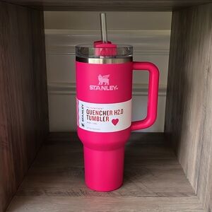 Stanley Pink Valentines Day 40 oz Quencher Tumbler